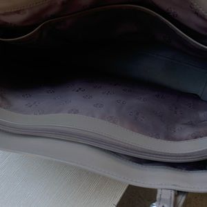 Tory Burch toupe color large handbag